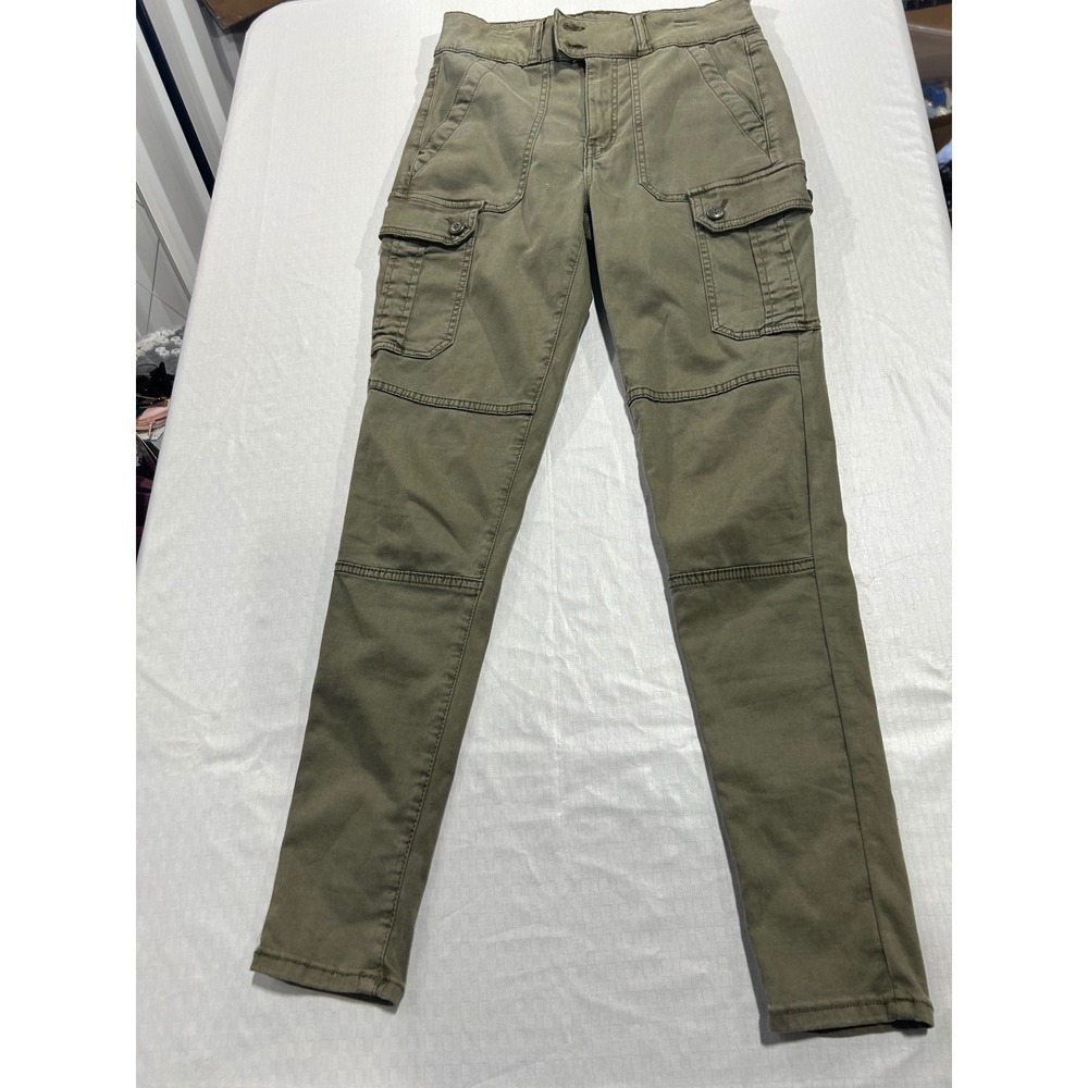 American Eagle Olive Green  Stretch Cargo Pants Skinny Utility Size 6 Regular
